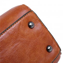 Bolsa de couro elegante - conjunto de 4 peças