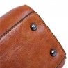 Elegant leather handbag - 4 pieces setSets