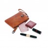 Bolsa de couro elegante - conjunto de 4 peças
