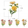 Cristal daisy - um broche elegante