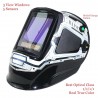 Auto darkening welding helmet - mask - 3 view windows - DIN 4-13 - 5 sensors CEHelmets