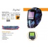 Auto darkening welding helmet - mask - 3 view windows - DIN 4-13 - 5 sensors CEHelmets