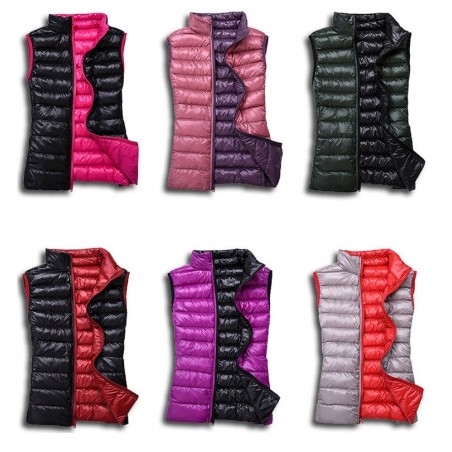 Warm - down - double-sided vestJackets