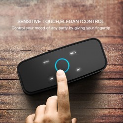 DOSS SoundBox - 2*6W - Alto-falante Bluetooth - controle de toque - wireless - som estéreo - baixo - microfone embutido