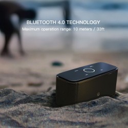 DOSS SoundBox - 2*6W - Alto-falante Bluetooth - controle de toque - wireless - som estéreo - baixo - microfone embutido