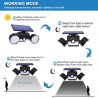 30 LED - dual head solar lamp - spotlight - PIR motion sensor - adjustable angle light - waterproofSolar lighting