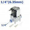 Plastic solenoid valve - 1/4"-3/8" hose pipe - quick connection RO water reverse osmosis systemPumps