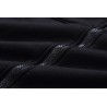 Jaqueta superdimensionada casual - camisola com capuz longo com zíper - mais tamanho