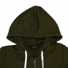 Casual oversized jacket - long hooded sweatshirt with zipper - plus sizeJackets
