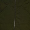 Casual oversized jacket - long hooded sweatshirt with zipper - plus sizeJackets