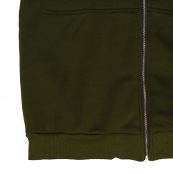 Casual oversized jacket - long hooded sweatshirt with zipper - plus sizeJackets