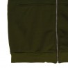 Casual oversized jacket - long hooded sweatshirt with zipper - plus sizeJackets