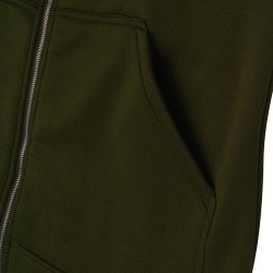 Casual oversized jacket - long hooded sweatshirt with zipper - plus sizeJackets