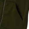 Casual oversized jacket - long hooded sweatshirt with zipper - plus sizeJackets