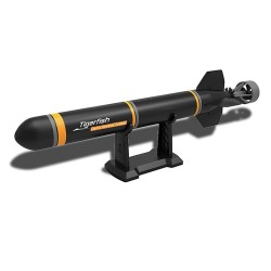 Torpedo de barco submarino elétrico RC - kit modelo de montagem - brinquedo DIY