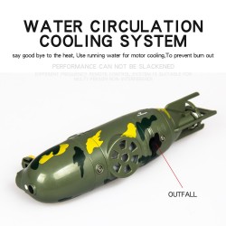 ShenQiWei 3311M - mini barco submarino RC elétrico - brinquedo modelo RTR