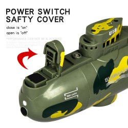 ShenQiWei 3311M - mini barco submarino RC elétrico - brinquedo modelo RTR