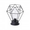 Vintage wrought iron lantern - night light - LED table lampLights & lighting