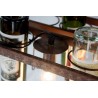 Vintage - hanging bottles holder - iron ceiling lamp - E27 LEDLights & lighting