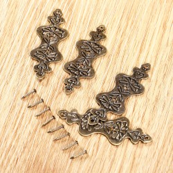 Bronze antigo - móveis canto protetores decorativos - 4 peças