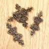 Bronze antigo - móveis canto protetores decorativos - 4 peças