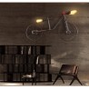 Tubo de bicicleta e água - luz de Edison LED vintage - lâmpada de parede