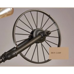 Tubo de bicicleta e água - luz de Edison LED vintage - lâmpada de parede