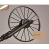 Tubo de bicicleta e água - luz de Edison LED vintage - lâmpada de parede
