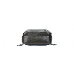 Bolsa de couro de crossbody na moda com padrão de folhas
