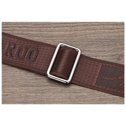 Bolsa de couro de crossbody na moda com padrão de folhas