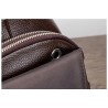 Bolsa de couro de crossbody na moda com padrão de folhas
