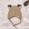 Winter hat with small reindeers horns & ears - knitted hat for kidsHats & caps