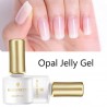 gelatina de opala - verniz de unhas - branco embebir gel de esmalte UV 6ml