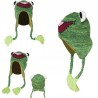 Little frog - children's warm hat with ear flaps & tasselsHats & caps
