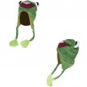 Little frog - children's warm hat with ear flaps & tasselsHats & caps