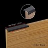 Gold - silver - black - hidden furniture door handles - zinc alloyFurniture