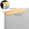 Gold - silver - black - hidden furniture door handles - zinc alloyFurniture