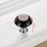 Punhos de móveis com parafusos - botões de cristal - 30mm - 5 peças