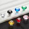 Punhos de móveis com parafusos - botões de cristal - 30mm - 5 peças