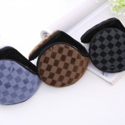 Auriculares quentes de inverno com pele - unisex