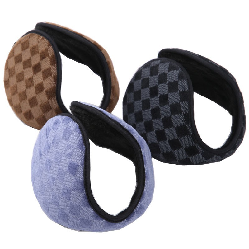 Auriculares quentes de inverno com pele - unisex