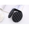 Auriculares quentes de inverno com pele - unisex